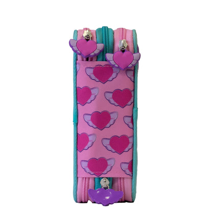 Maricart | Astuccio a Tre Scomparti per Bambina da Scuola Elementare, Astuccio Completo di 44 Pezzi a Tre Zip con Portapenne – BFF by Cry Babies (25534309)