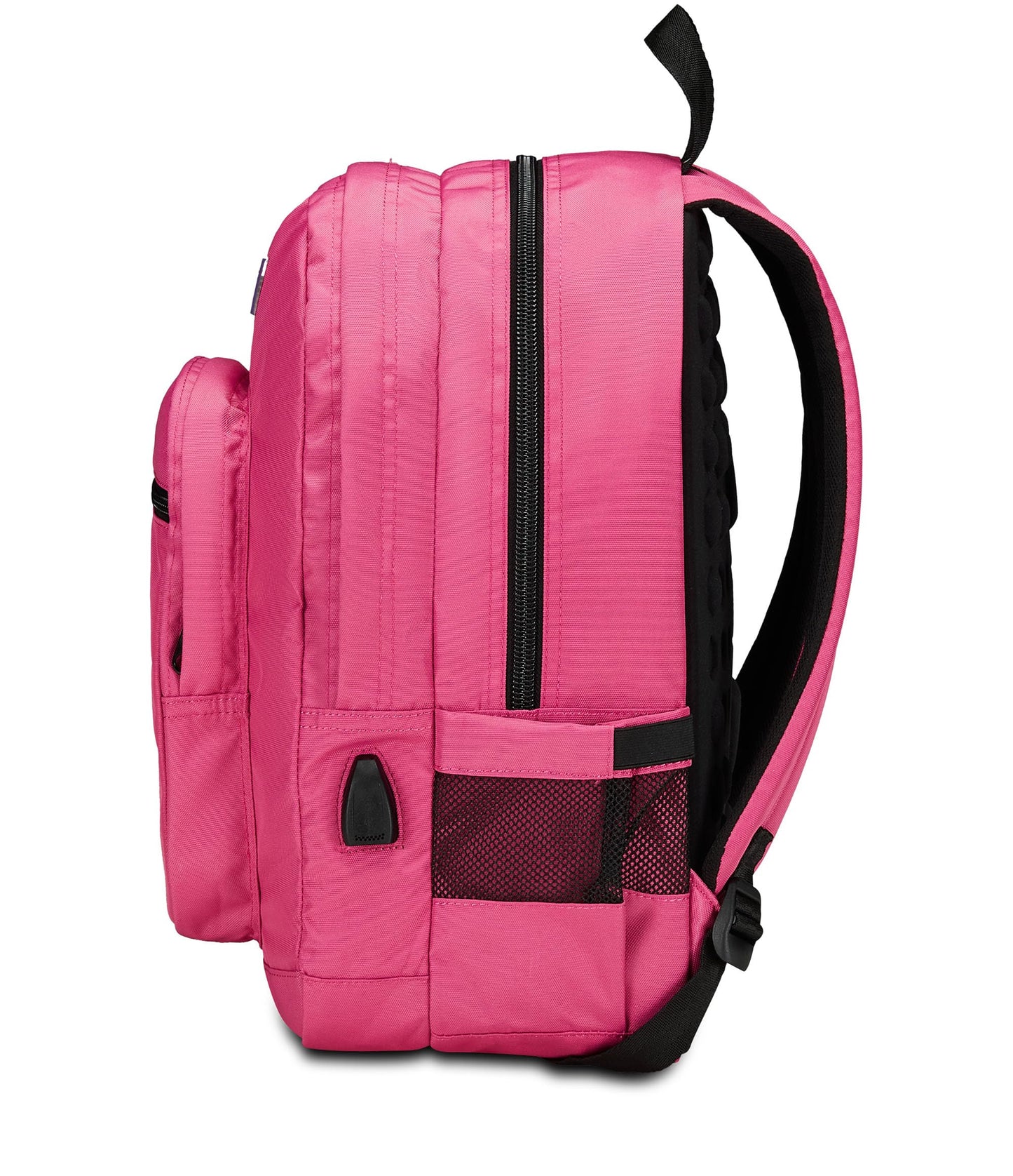 SEVEN Zaino Scuola Freethink, Fucsia, Unisex, Zaino Doppio Scomparto Con Supporto USB, Tasca Porta PC o Tablet e Tasca Porta Borraccia, Zaino Medie e Superiori (25601005)