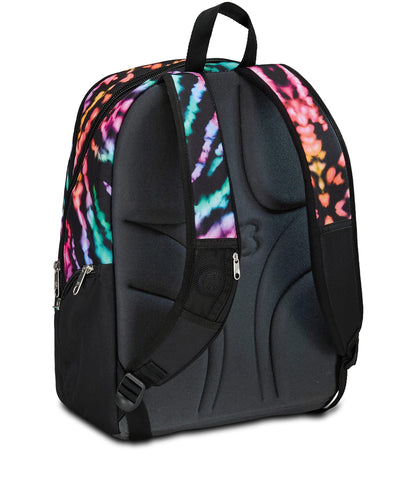SEVEN Zaino Scuola Advanced, Nero Fucsia, Multi-Shade Girl, Zaino Doppio Scomparto Con Cassa Speaker Wireless Su Spallaccio, Tasca Porta PC o Tablet, Tasca Porta Borraccia e Organizer, Zaino Scuole (25599071)