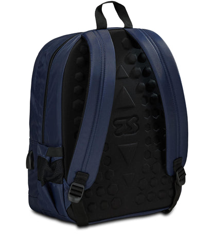 SEVEN Zaino Scuola Freethink, Blu, Unisex, Zaino Doppio Scomparto Con Supporto USB, Tasca Porta PC o Tablet e Tasca Porta Borraccia, Zaino Medie e Superiori (25600975)