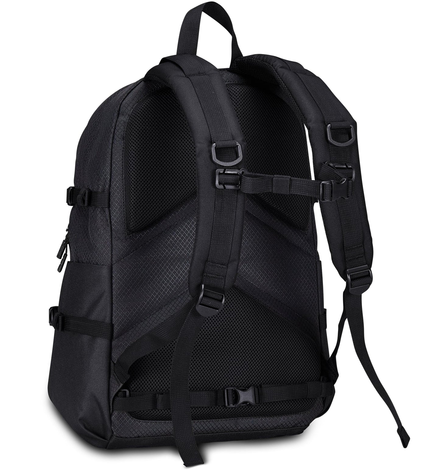 Invicta Zaino Ufficio Invict-Act Plus Fibra Ottica, Nero, Doppio Scomparto Con Tasca PC, Tasca Borraccia, Tasca Con Organizer, Cinghia Vita, Nastri Torace e Regolazione Volume, Zaino Viaggio (25615197)