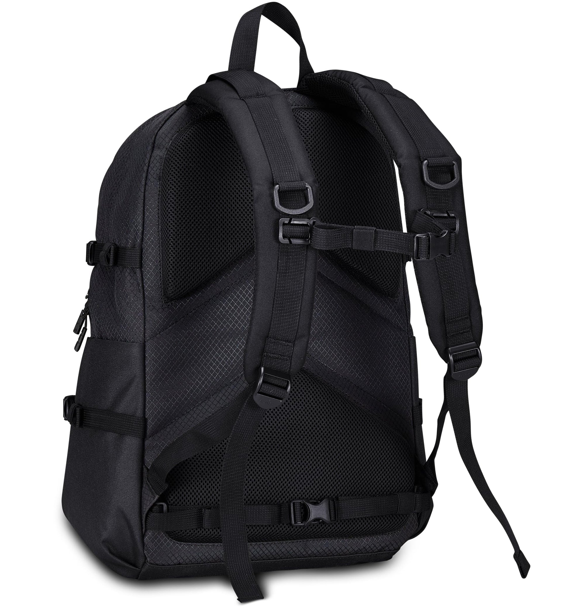 Invicta Zaino Ufficio Invict-Act Plus Fibra Ottica, Nero, Doppio Scomparto Con Tasca PC, Tasca Borraccia, Tasca Con Organizer, Cinghia Vita, Nastri Torace e Regolazione Volume, Zaino Viaggio (25615197)