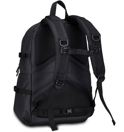 Invicta Zaino Ufficio Invict-Act Plus Fibra Ottica, Nero, Doppio Scomparto Con Tasca PC, Tasca Borraccia, Tasca Con Organizer, Cinghia Vita, Nastri Torace e Regolazione Volume, Zaino Viaggio (25615197)