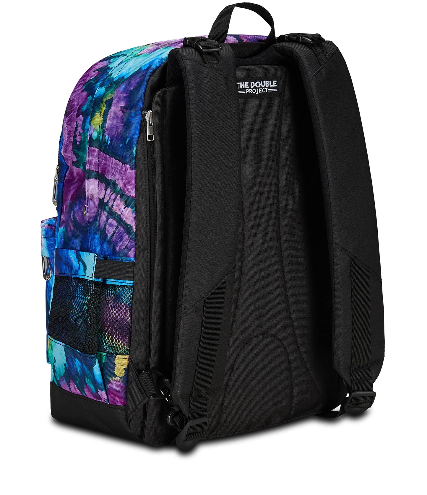 SEVEN Zaino Scuola Reversibile Pockets The Double, Viola Fucsia, Dyelight, Mono scomparto Multitasche, Con Auricolari Earphones Wireless Led, Tasca Borraccia e Markers, Zaino Medie Superiori, Ragazza (25602100)