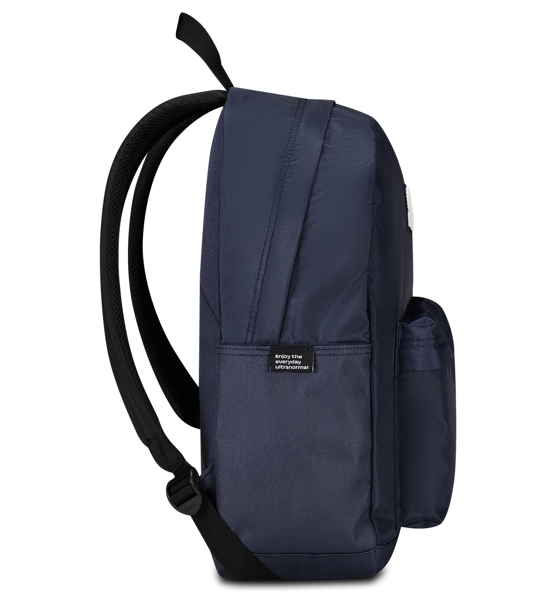 Invicta Zaino Scuola Carlson Plain, Blu, Zaino Mono Scomparto Con Tasca Porta PC o Tablet e Tasca Porta Borraccia, Zaino Superiori, Università e Viaggio, Unisex (25615166)