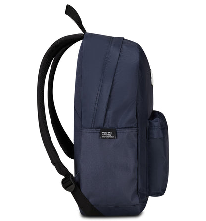 Invicta Zaino Scuola Carlson Plain, Blu, Zaino Mono Scomparto Con Tasca Porta PC o Tablet e Tasca Porta Borraccia, Zaino Superiori, Università e Viaggio, Unisex (25615166)