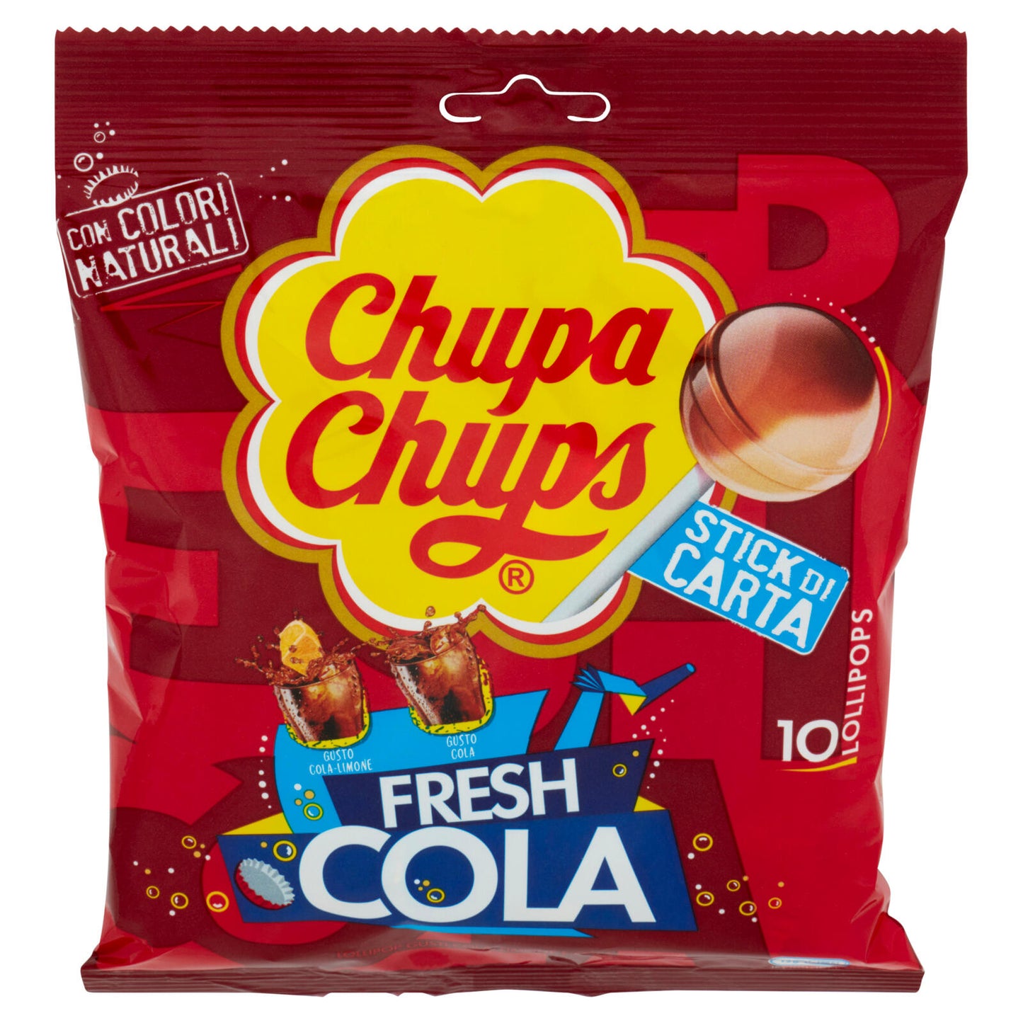 Chupa Chups Fresh Cola Lollipops 10 x 12 g (25522437)
