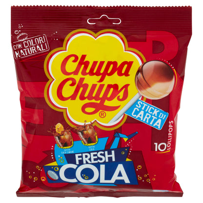 Chupa Chups Fresh Cola Lollipops 10 x 12 g (25522437)