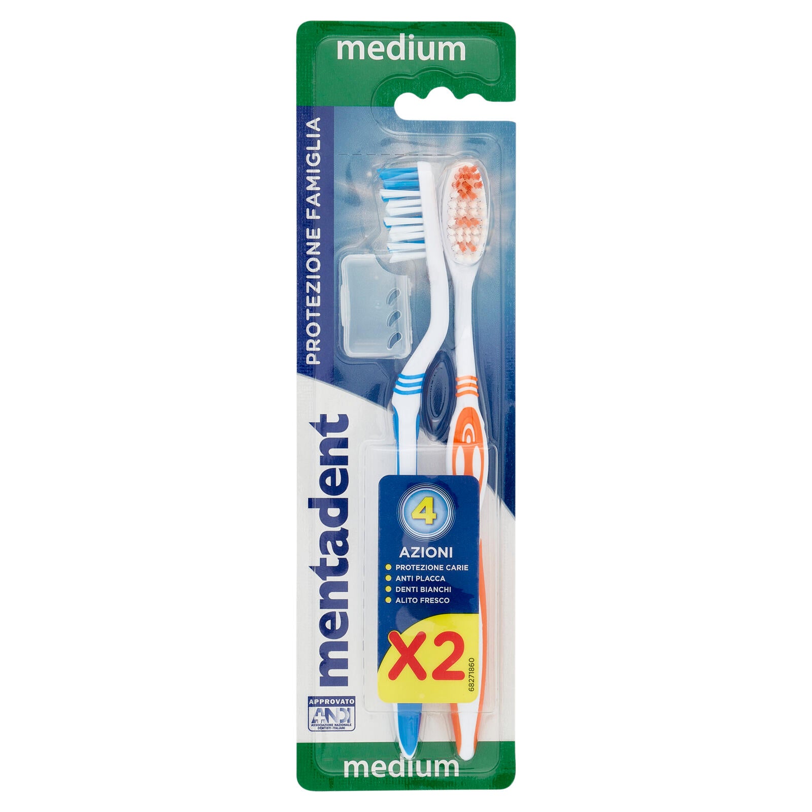 Mentadent Protezione Famiglia medium 2 pz (25560081)
