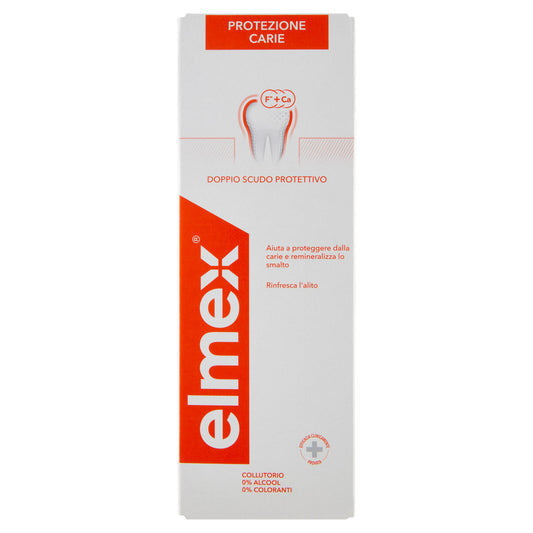 elmex collutorio Protezione Carie rinfresca l'alito 400 ml (25526181)