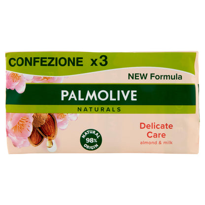 Palmolive sapone solido Naturals Latte e Mandorla 3x90 g (25568392)