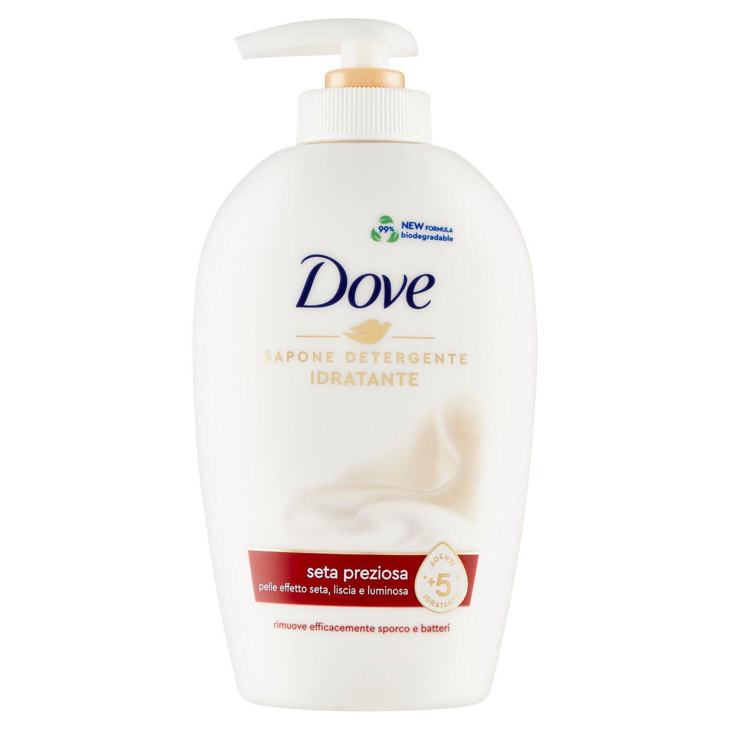 Dove Sapone Detergente Idratante seta preziosa 250 ml (25525704)
