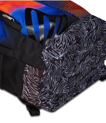 SEVEN Zaino Scuola Dual, Blu e Arancione, Shadefull Boy, Zaino Doppio Scomparto Con Tasca Porta PC o Tablet, Tasca Porta Borraccia e Organizer, Zaino Scuole Medie e Superiori, Bambino Ragazzo (25615324)