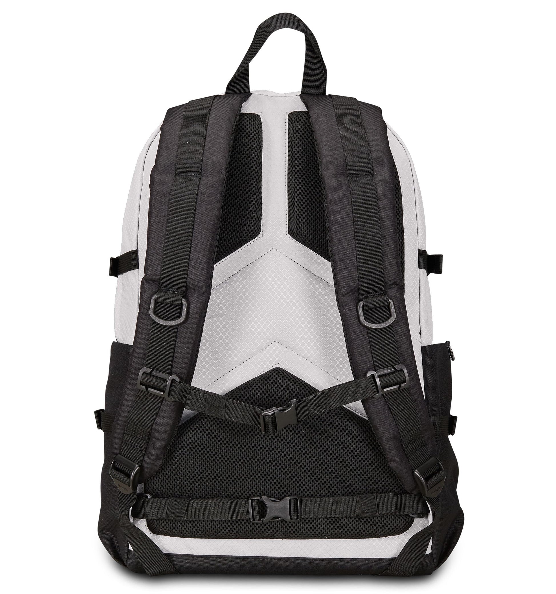Invicta Zaino Ufficio Invict-Act Plus Fibra Ottica, Grigio, Doppio Scomparto Con Tasca PC, Tasca Borraccia, Tasca Con Organizer, Cinghia Vita, Nastri Torace e Regolazione Volume, Zaino Viaggio (25615187)