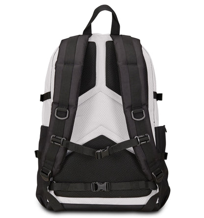 Invicta Zaino Ufficio Invict-Act Plus Fibra Ottica, Grigio, Doppio Scomparto Con Tasca PC, Tasca Borraccia, Tasca Con Organizer, Cinghia Vita, Nastri Torace e Regolazione Volume, Zaino Viaggio (25615187)