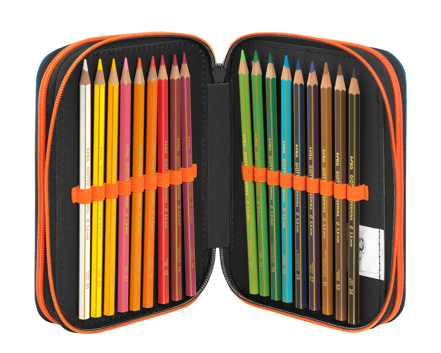 LYON GAMER - Astuccio Scuola Ufficiale Lyon Gamer, Astuccio 3 Scomparti Bambino e Bambina con Set Cancelleria, Penna Cancellabile Blu Frixion e Pratica Chiusura a Zip, 20x13Hx7 cm, Blu (25534026)