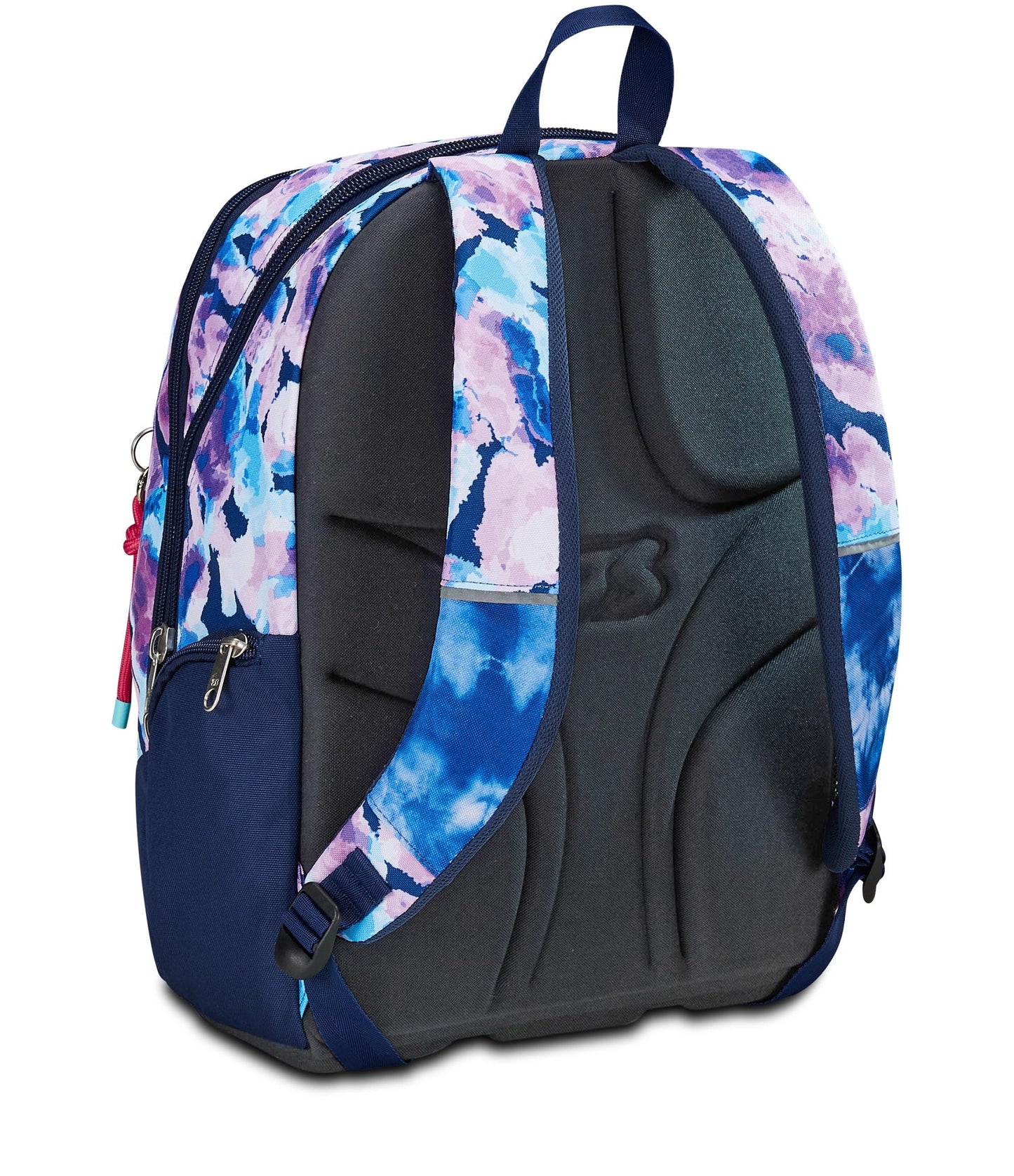 SEVEN Zaino Scuola Advanced, Viola Fucsia, Custom Cloud, Zaino Doppio Scomparto Con Tasca Porta PC o Tablet, Tasca Porta Borraccia e Organizer, Zaino Scuole Medie e Superiori, Bambina Ragazza (25599727)