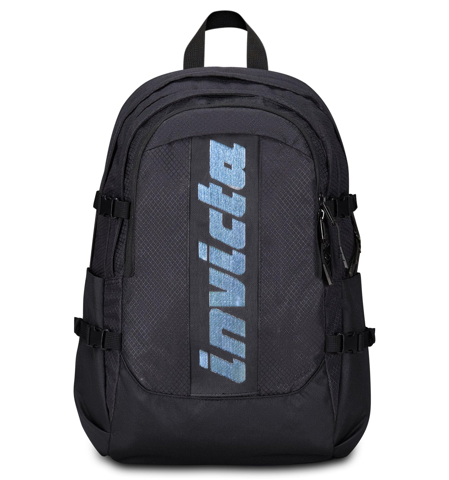 Invicta Zaino Ufficio Invict-Act Plus Fibra Ottica, Nero, Doppio Scomparto Con Tasca PC, Tasca Borraccia, Tasca Con Organizer, Cinghia Vita, Nastri Torace e Regolazione Volume, Zaino Viaggio (25615192)