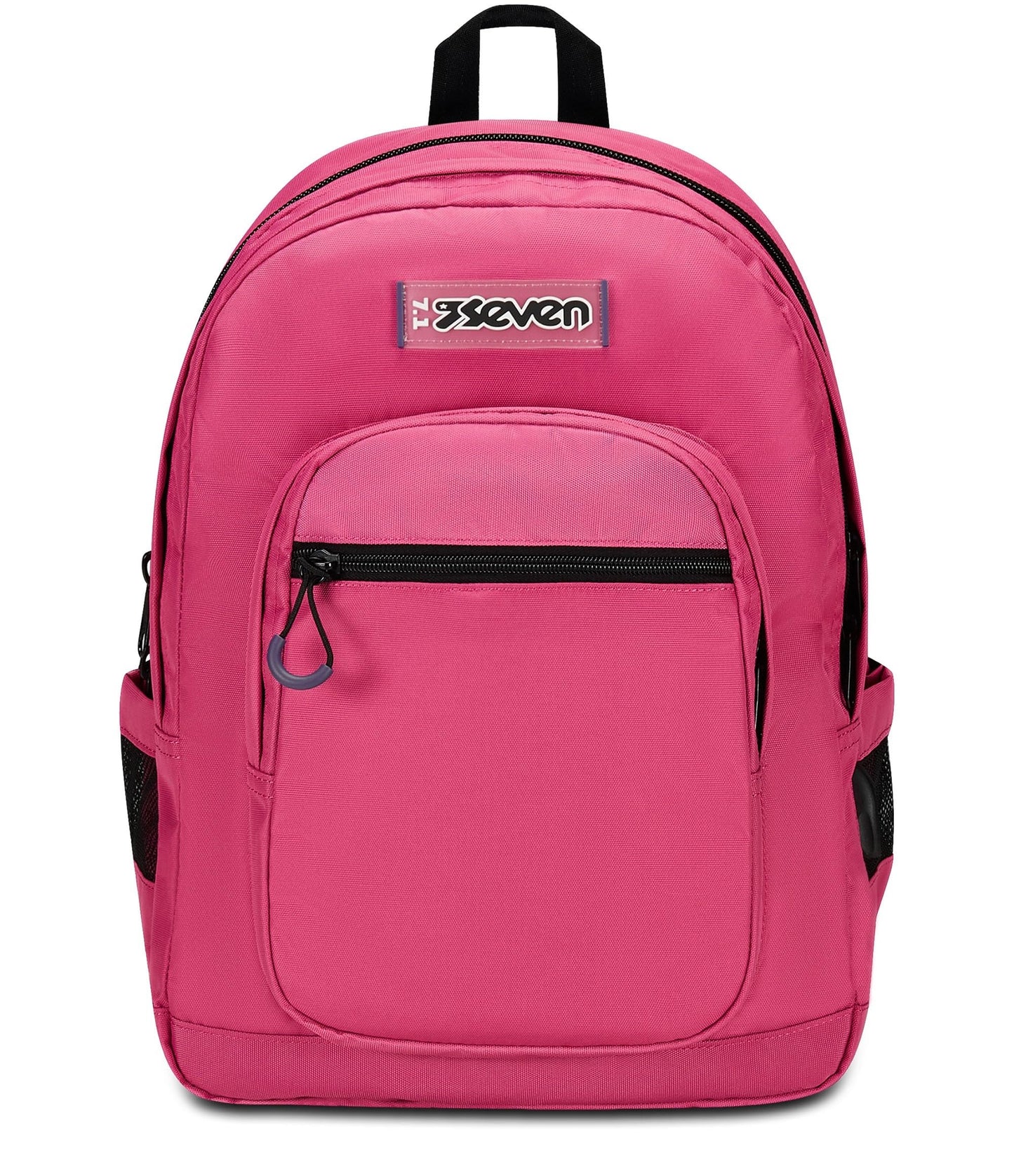 SEVEN Zaino Scuola Freethink, Fucsia, Unisex, Zaino Doppio Scomparto Con Supporto USB, Tasca Porta PC o Tablet e Tasca Porta Borraccia, Zaino Medie e Superiori (25601002)