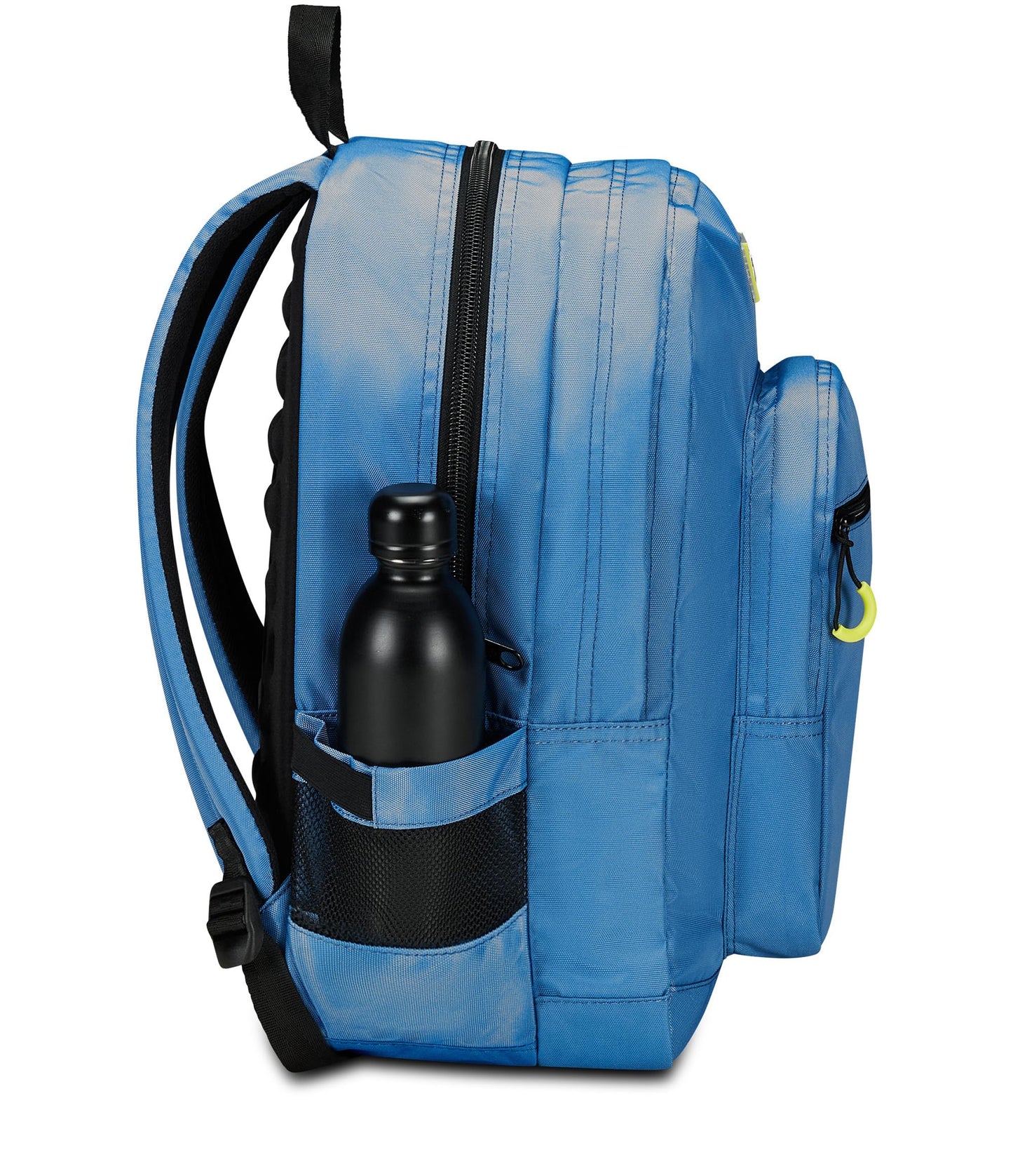 SEVEN Zaino Scuola Freethink, Azzurro, Unisex, Zaino Doppio Scomparto Con Supporto USB, Tasca Porta PC o Tablet e Tasca Porta Borraccia, Zaino Medie e Superiori (25600697)