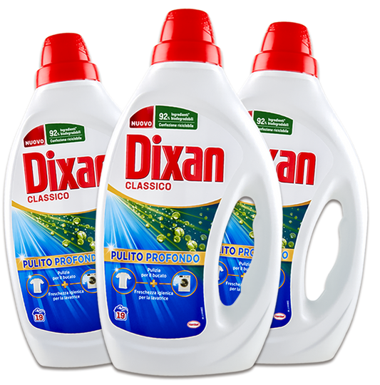 Pacchetto TRIPACK Dixan Classico 19 Lavaggi