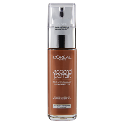 L'Oréal Paris Accord Parfait, Fondotinta Liquido con Acido Ialuronico, 8.5.D/8.5.W Toffee, 30 ml (25531683)