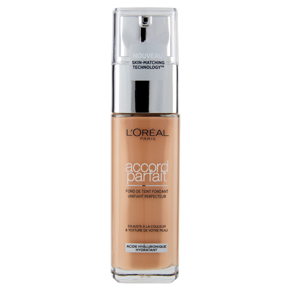 L'Oréal Paris Accord Parfait, Fondotinta Liquido con Acido Ialuronico, 5.5.R rosesun, 30 ml (25531679)