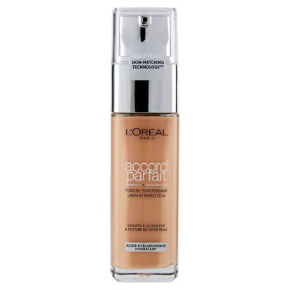 L'Oréal Paris Accord Parfait, Fondotinta Liquido con Acido Ialuronico, 5.5.R rosesun, 30 ml (25531679)
