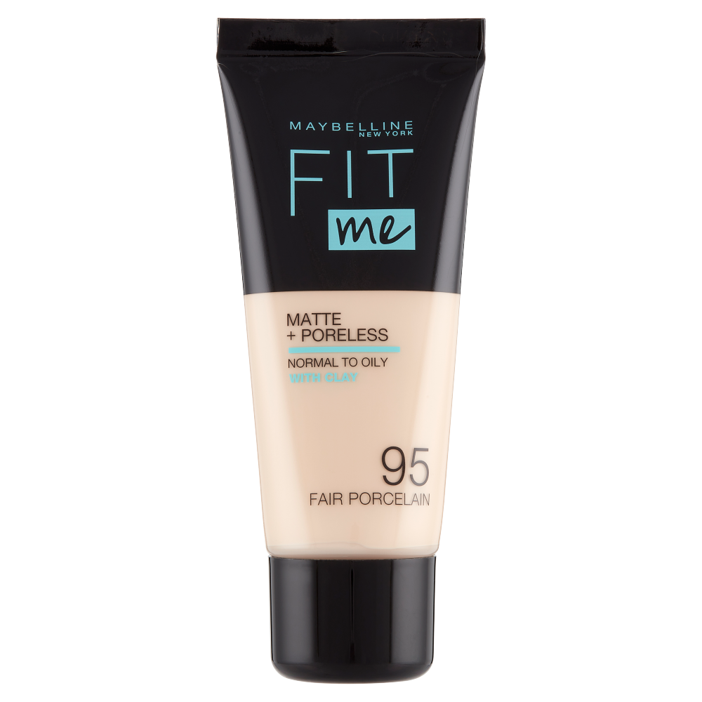 Maybelline New York Fondotinta Fit Me Matte&amp;Poreless, Finish Opacizzante, 35 Fair Porcelaine (25558923)