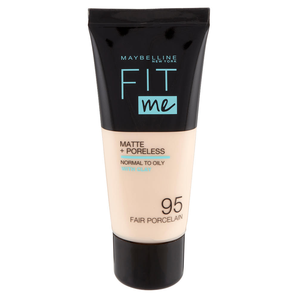 Maybelline New York Fondotinta Fit Me Matte&amp;Poreless, Finish Opacizzante, 35 Fair Porcelaine (25558924)