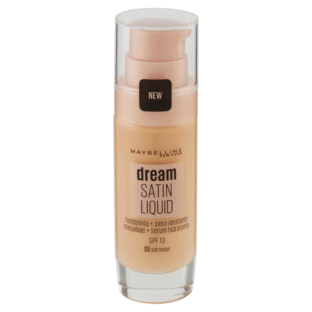 Maybelline New York Fondotinta Dream Satin Liquido 40 Sun beige (25558838)