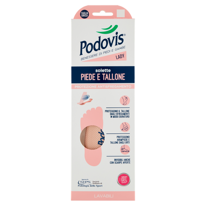 Podovis Lady solette Piede e Tallone Taglia Unica 1 Paio (25579930)