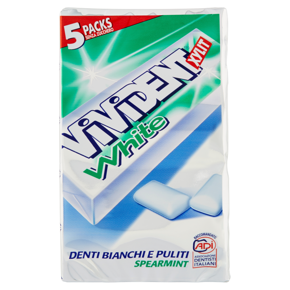 Vivident Xylit White Spearmint 5 Packs 66 g (25613639)