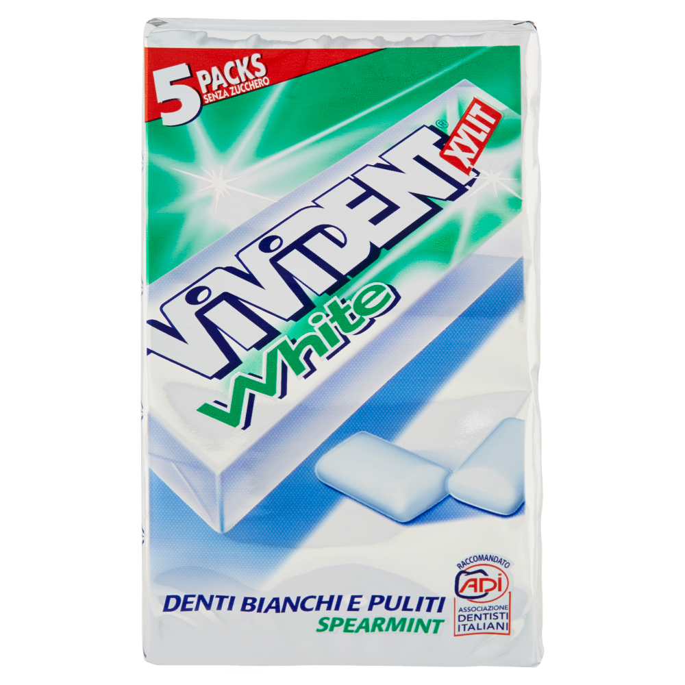Vivident Xylit White Spearmint 5 Packs 66 g (25613640)