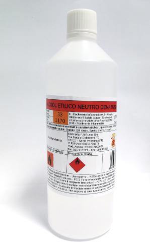 Alcool Etilico Neutro Denaturato Distillerie Russo 90% 1LT - Bernava S.p.A. (25519154)